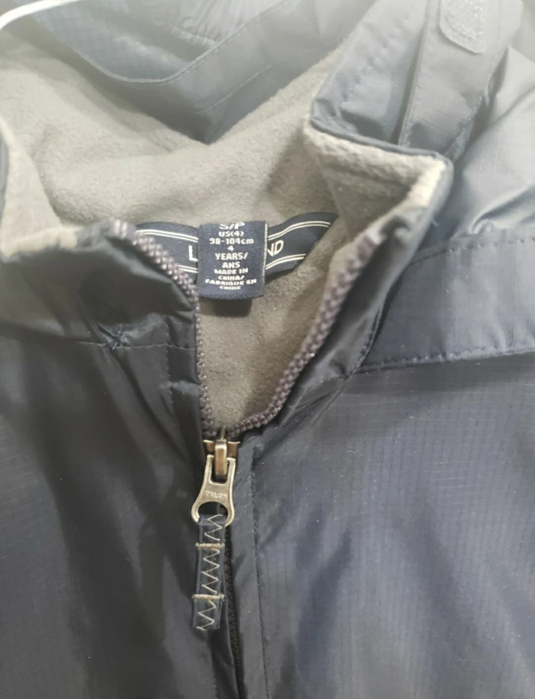 Lands' End Kids Hooded Jacket - Navy Blue - Size S/P (98-104cm) - photo 4