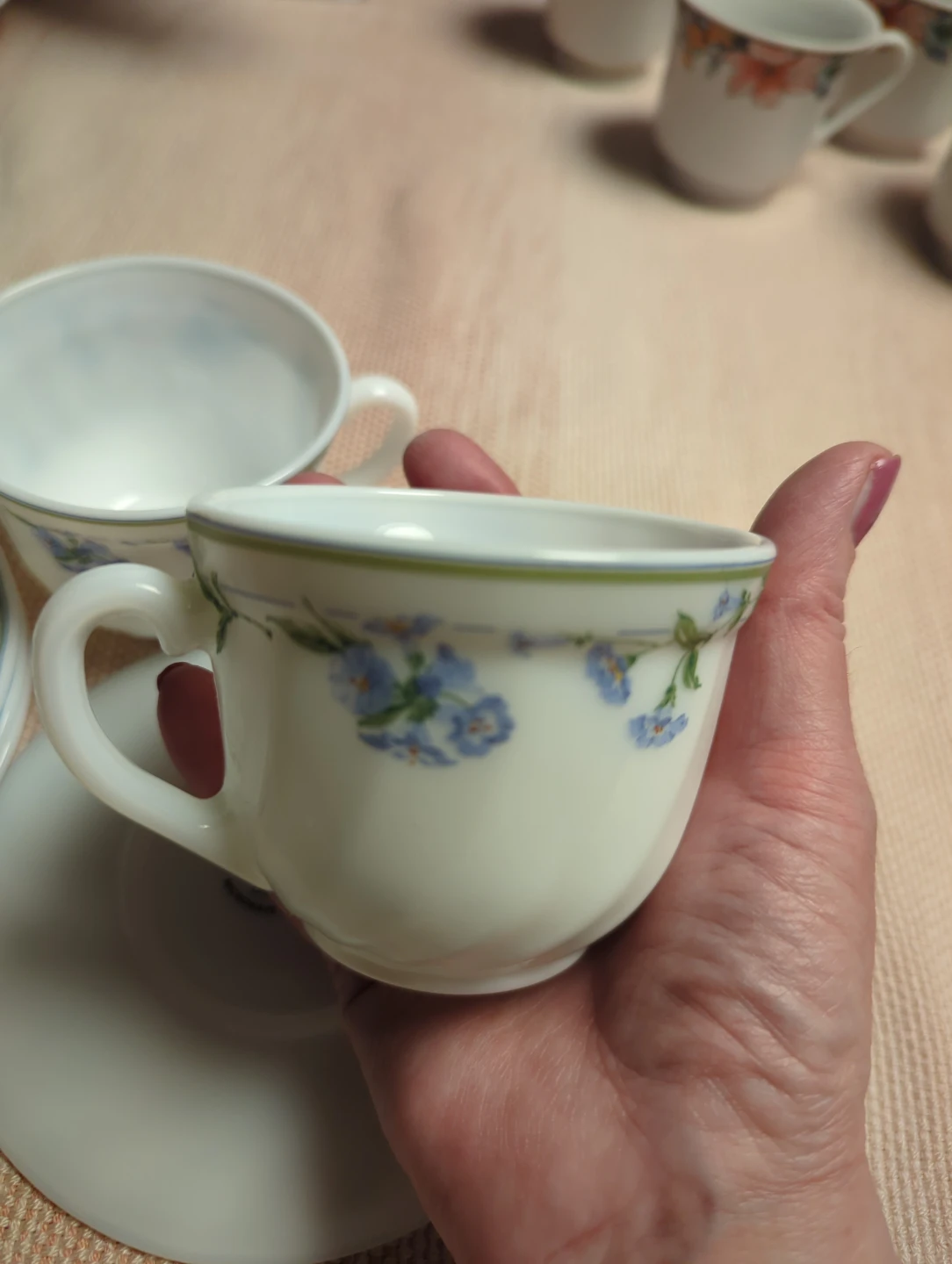 Gibson Floral Teacup and Saucer Set of 2 - photo 5