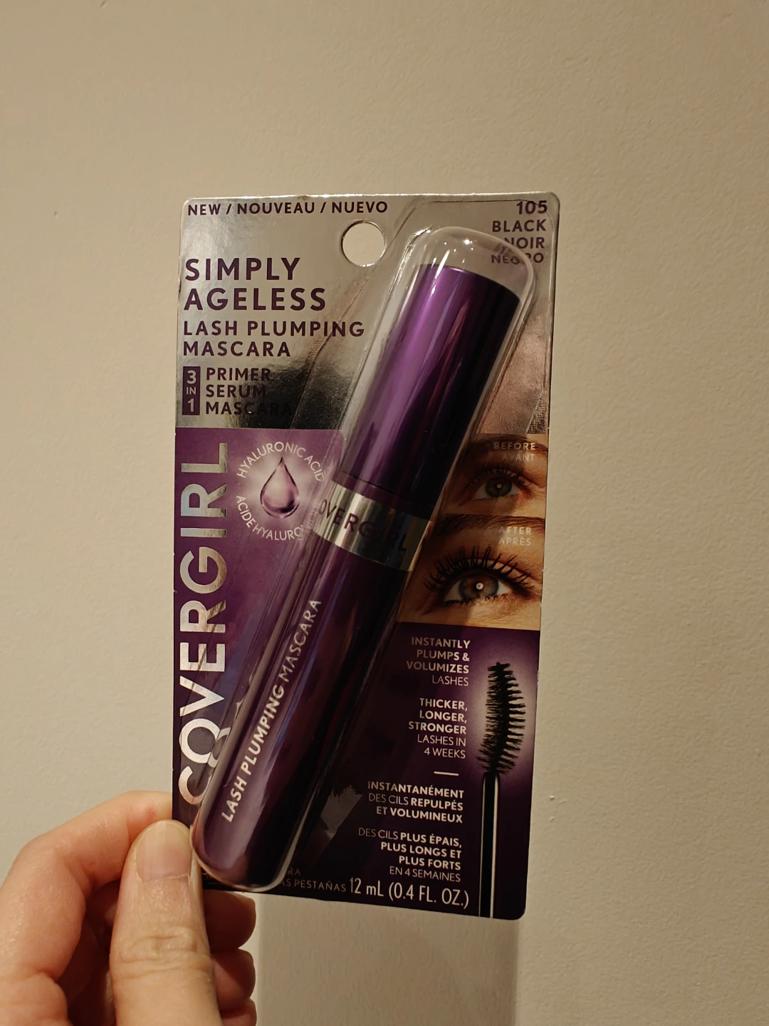 CoverGirl Simply Ageless Lash Plumping Mascara 🏆