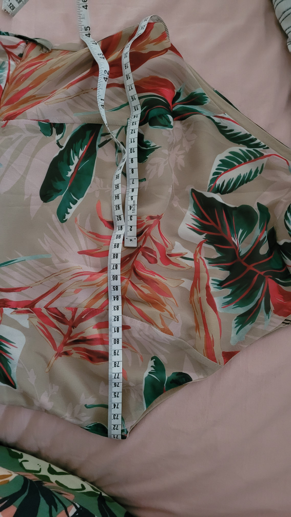 Women's Tropical Print Halter Dress with Pleated Skirt - photo 2