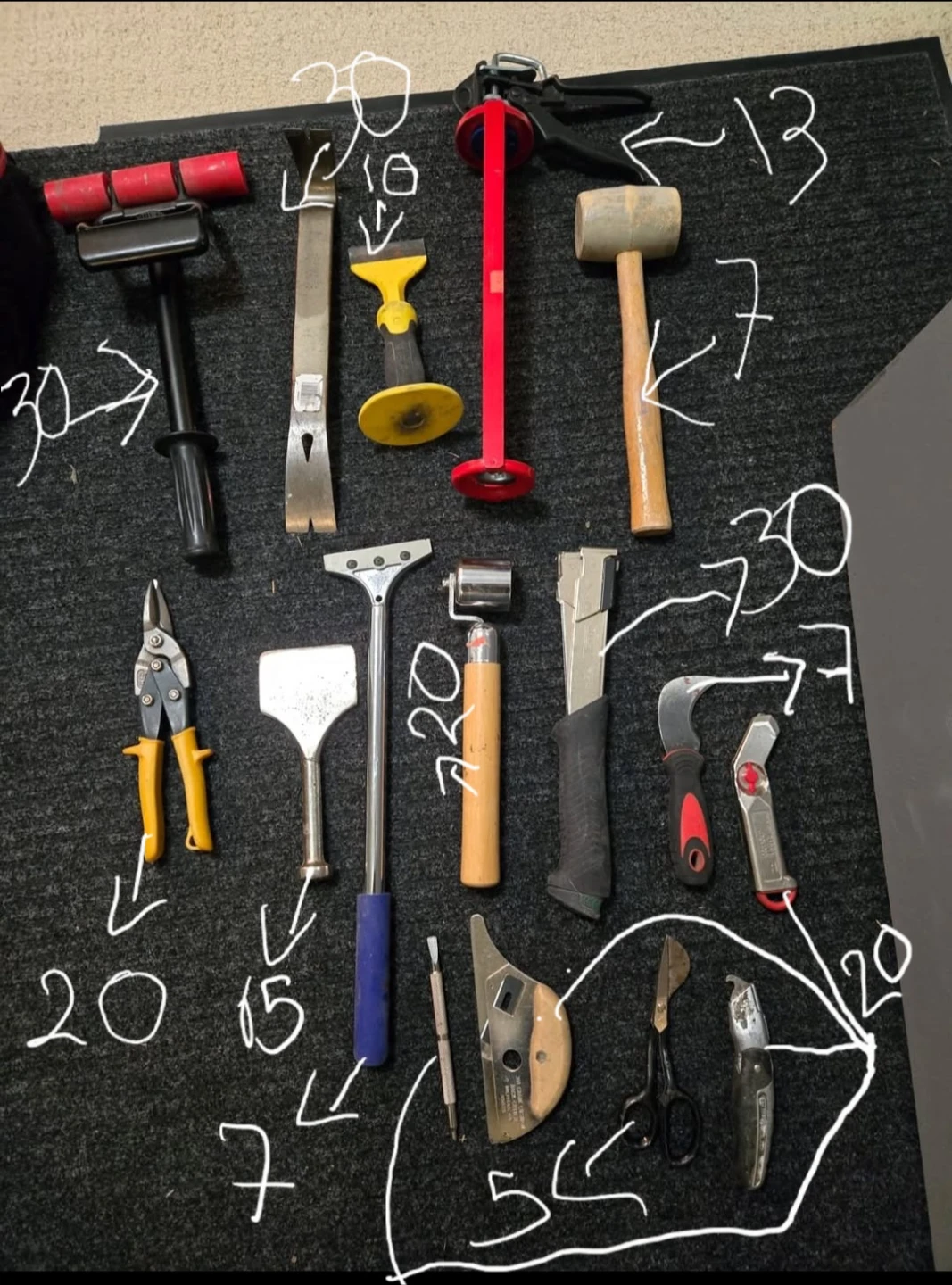 Assorted Carpet Installation Tools - photo 2