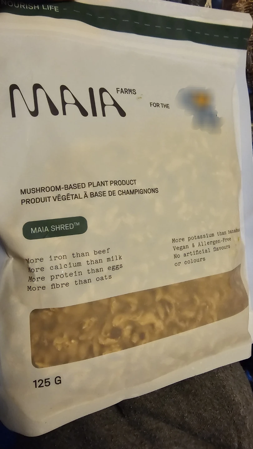 Maia Shred Mushroom-Based Plant Product 125g