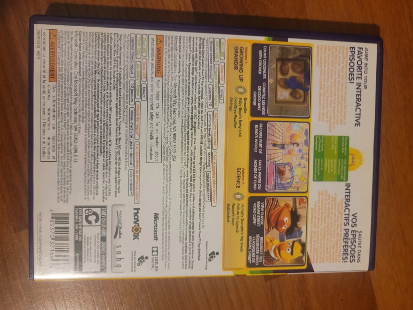 Xbox 360 Kinect Sesame Street: Once Upon a Monster Game - photo 2