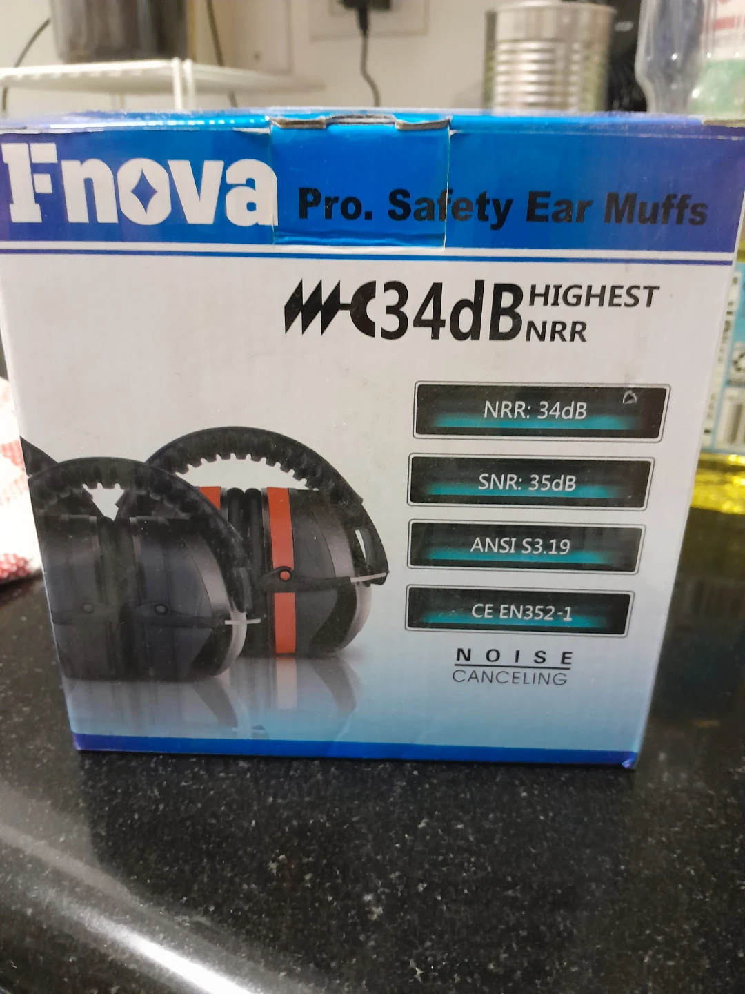 Fnova Pro Safety Ear Muffs - Noise Canceling