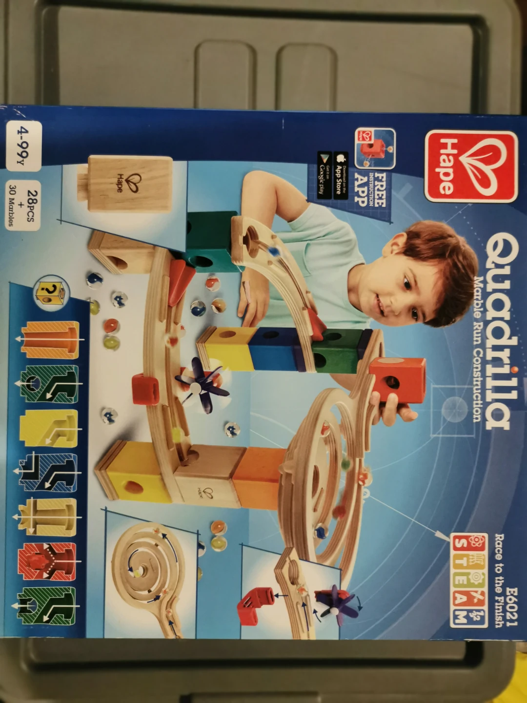 Hape Quadrilla Marble Run Construction Set