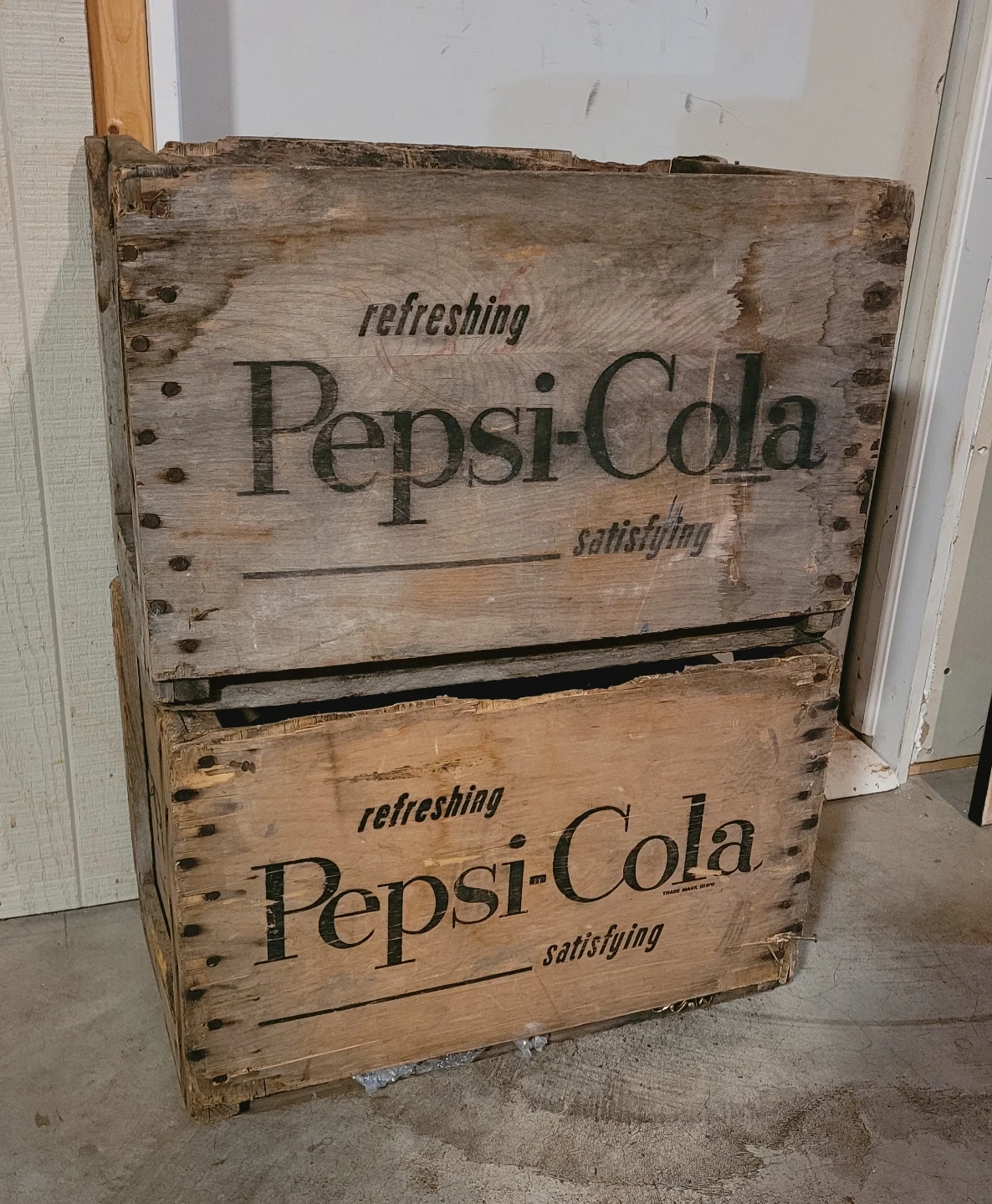 Vintage Pepsi Crates