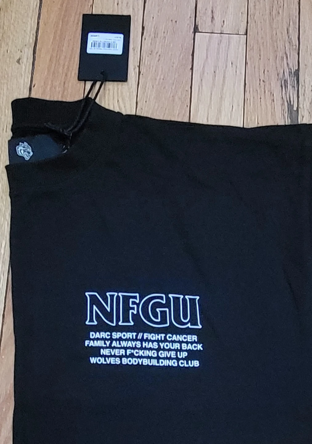 Darc Sport NFGU Keep Fighting Premium Tee Black Large - photo 4