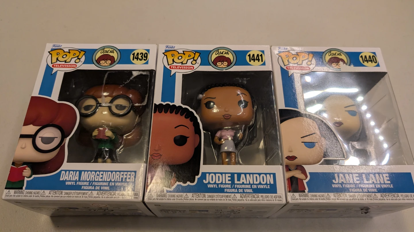 Funko Pop! Daria TV Series Vinyl Figures (3 Pack)