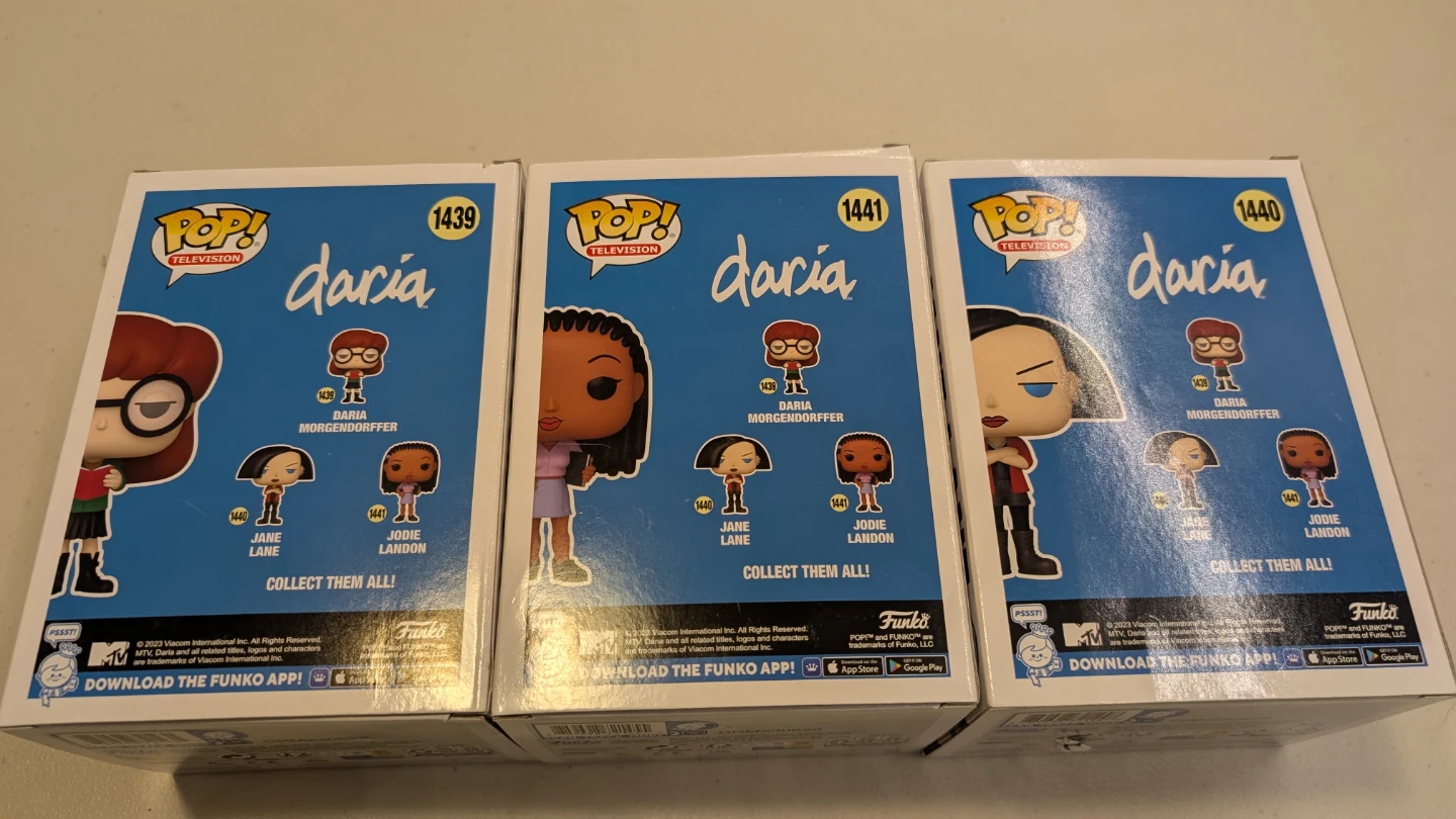 Funko Pop! Daria TV Series Vinyl Figures (3 Pack) - photo 2