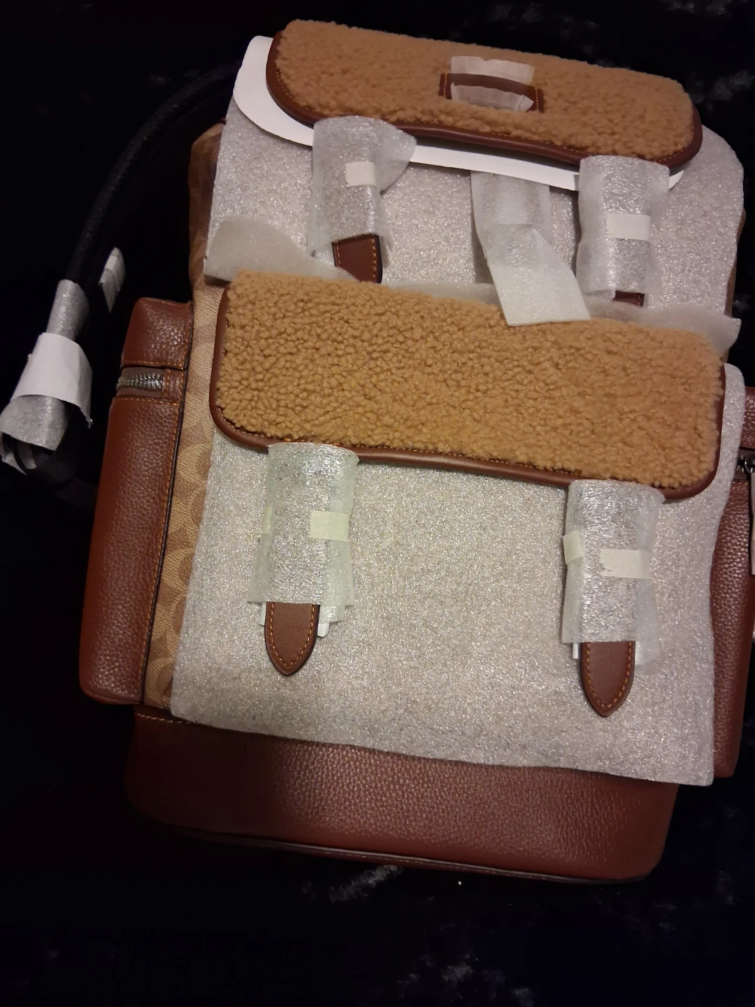 COACH Sprint BP Sig Sher Backpack - QB/Tan/Vintage Brown - photo 3