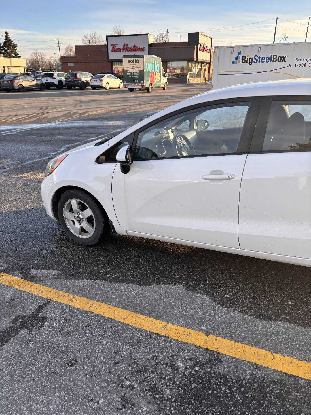 White Kia Rio 5-Door Hatchback - photo 5