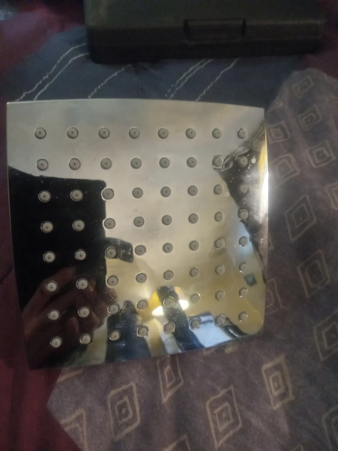 Square Chrome Shower Head