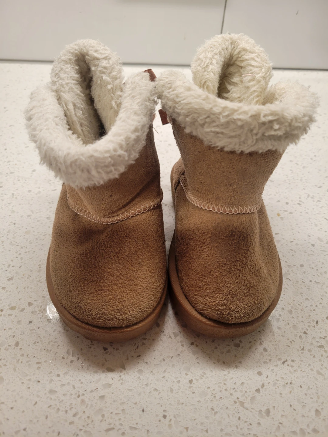 Toddler Boots with Fuzzy Lining