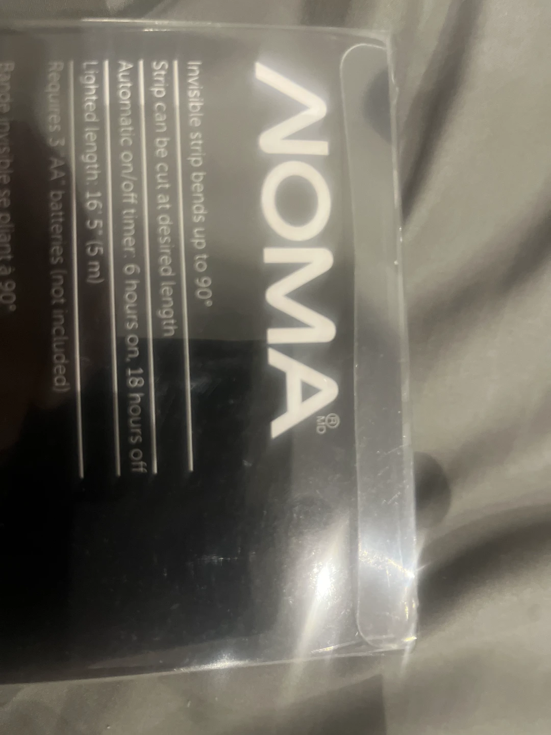 NOMA Battery-Operated Invisible Light Strip - Warm White - photo 2