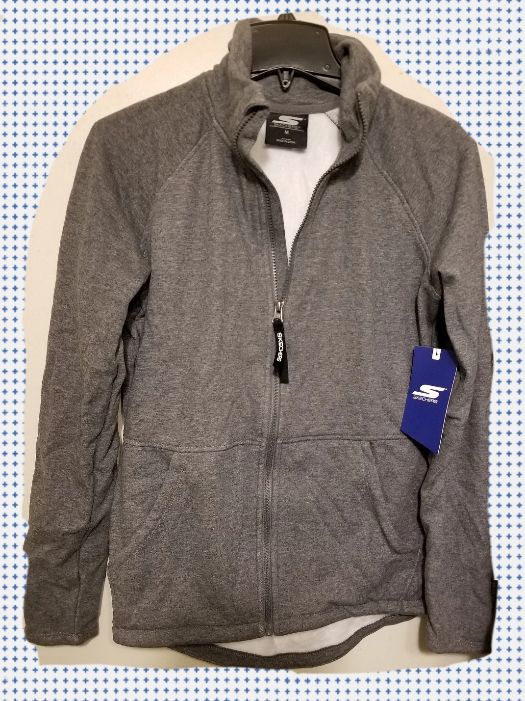NWT Skechers Women's Gray Fleece Lined Zip-Up Jacket🏆 - photo 2