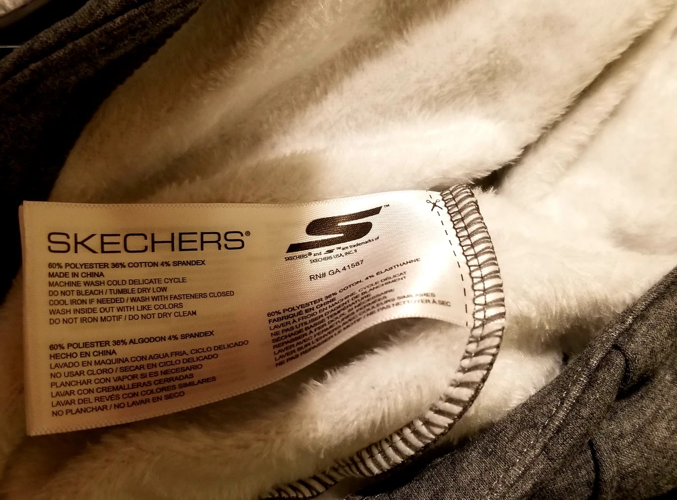 NWT Skechers Women's Gray Fleece Lined Zip-Up Jacket🏆 - photo 3