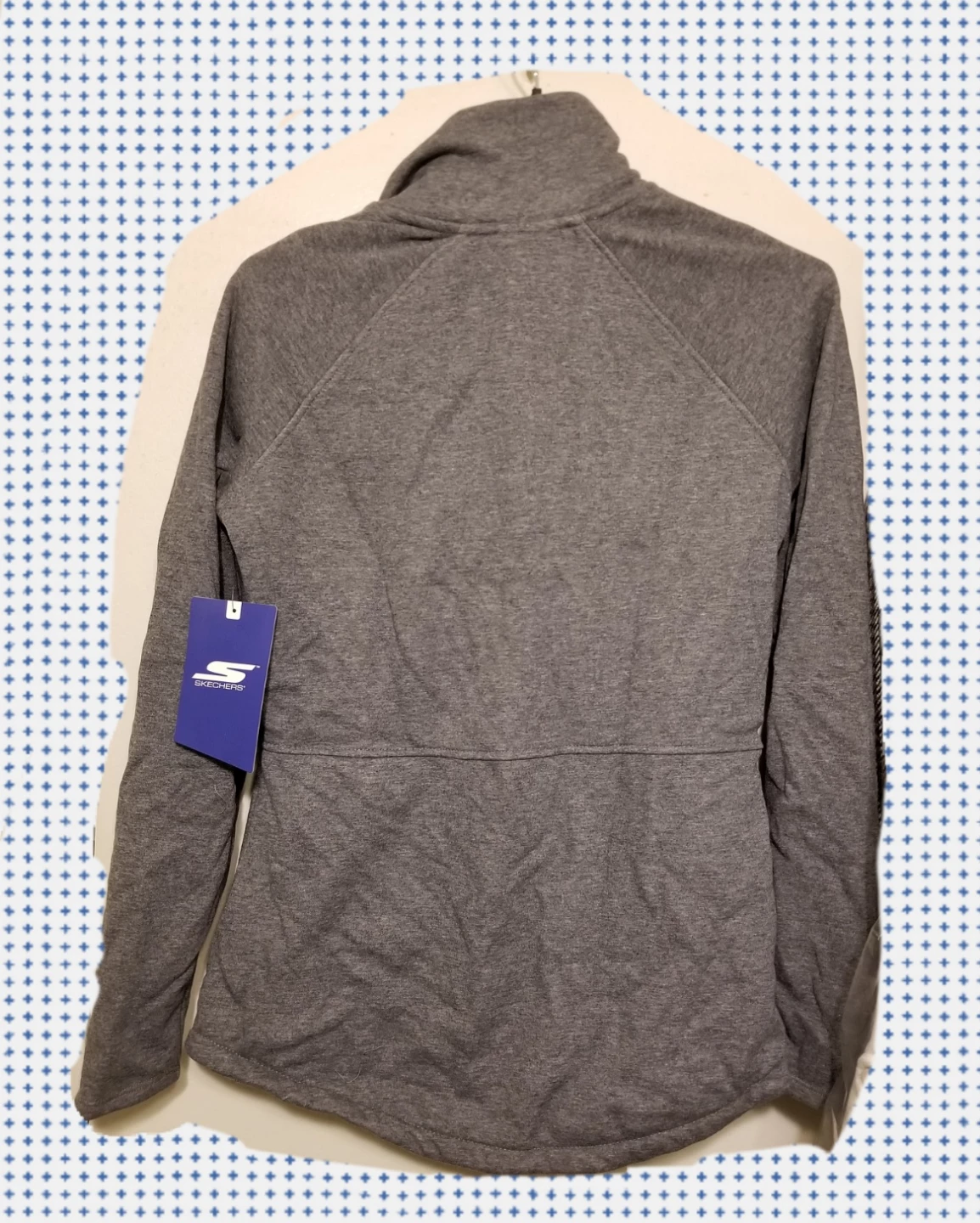 NWT Skechers Women's Gray Fleece Lined Zip-Up Jacket🏆 - photo 4