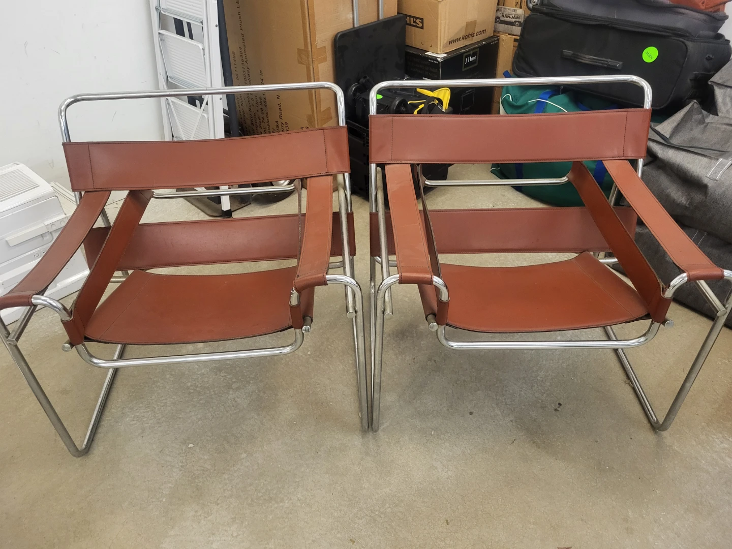 Marcel Breuer Wassily Chair Reproductions - 1960's - Set of 2