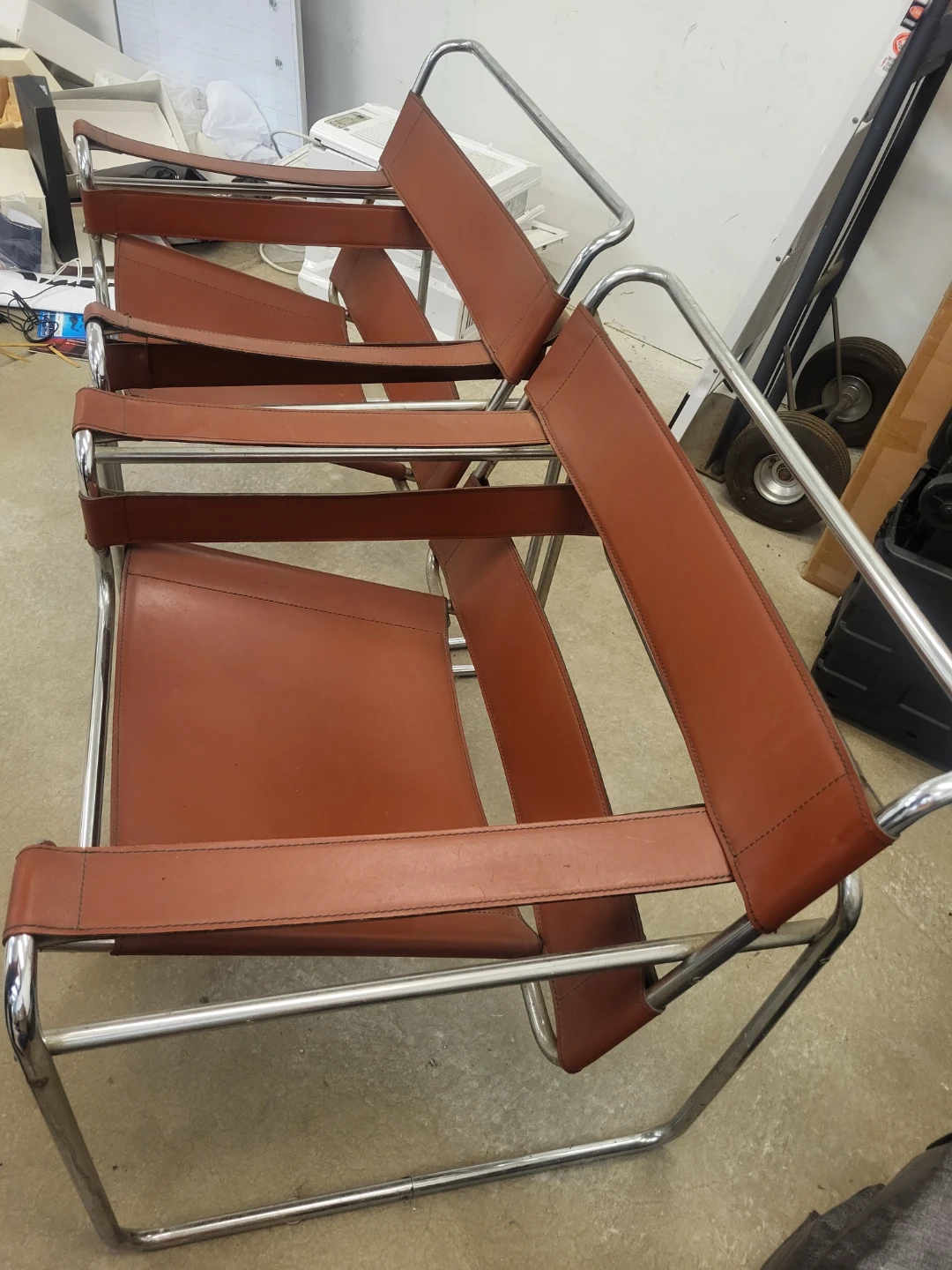 Marcel Breuer Wassily Chair Reproductions - 1960's - Set of 2 - photo 3