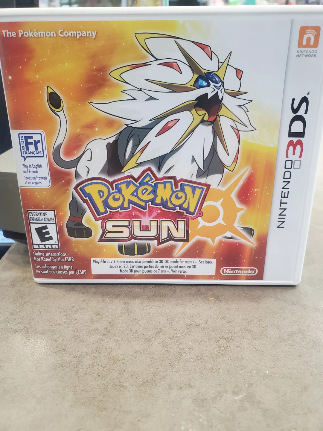 Nintendo 3DS Pokemon Sun Game