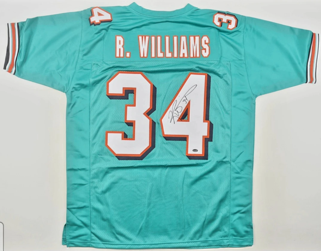 Miami Dolphins Ricky Williams #34 Authentic Jersey