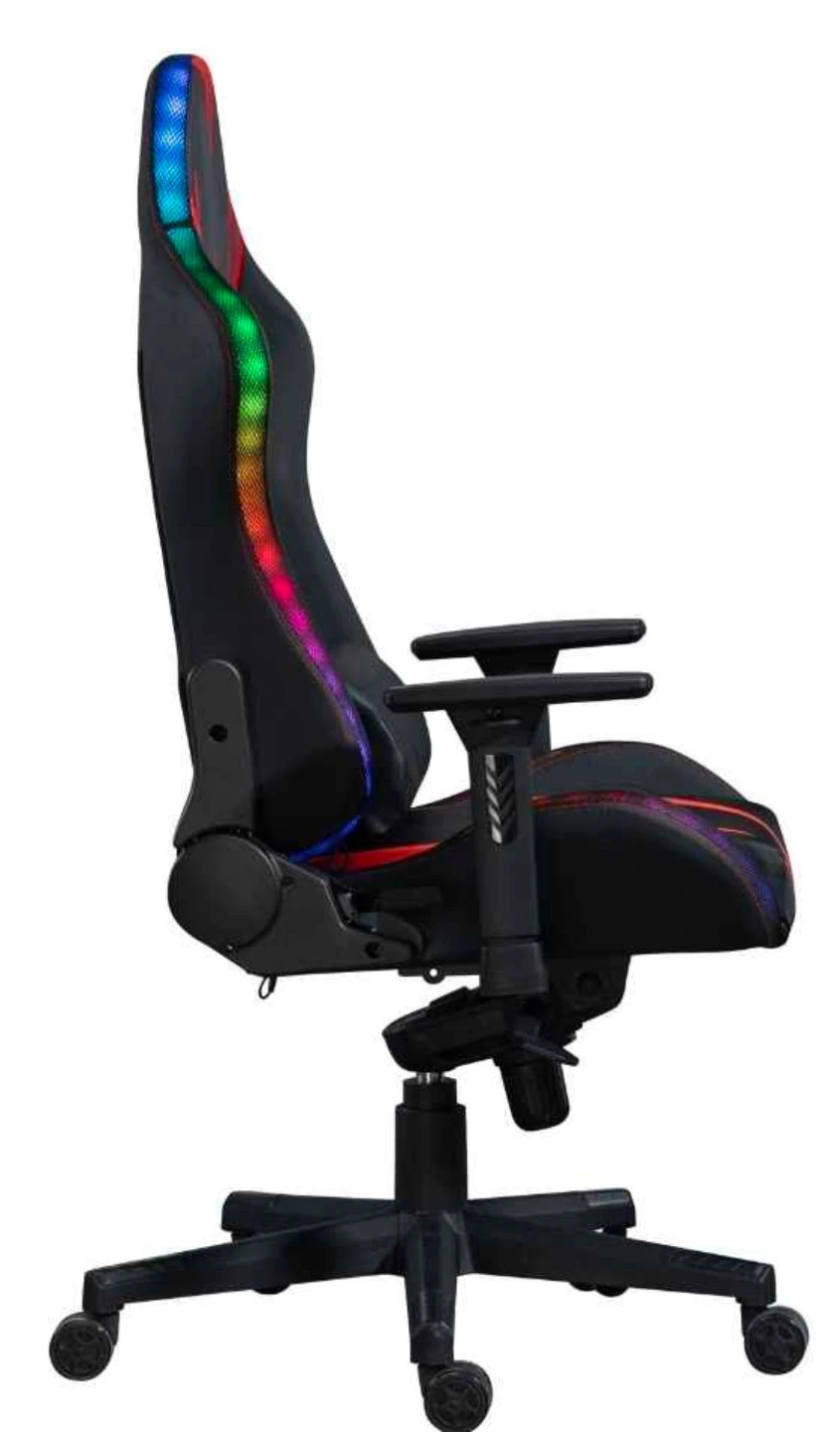 Naz Black Gaming Chair with RGB Lighting - photo 4