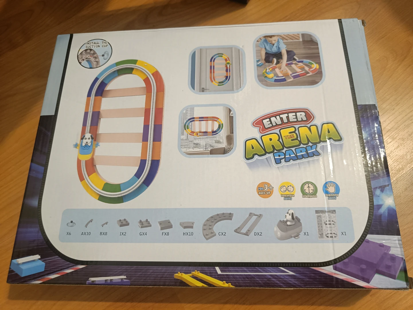 Enter the Arena Park Track Set - 54 Pieces