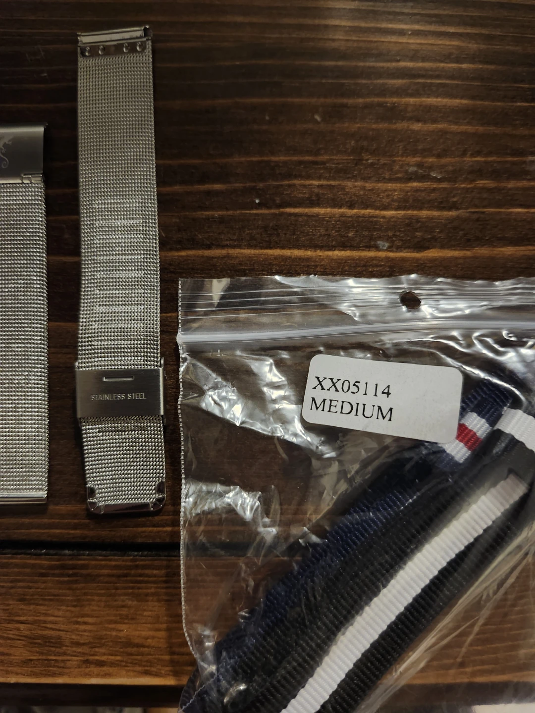 Watch Bands - Stainless Steel and Fabric - photo 2