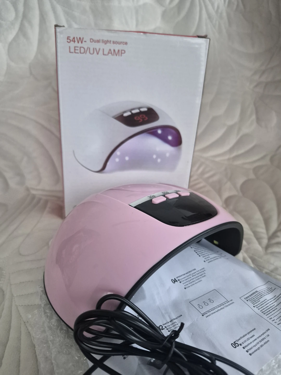 [NEW] 54W LED/UV Nail Lamp Dual Light Source