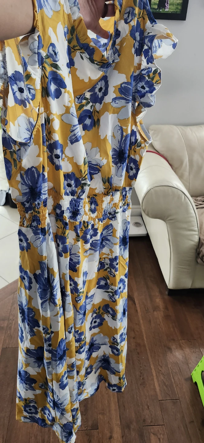 Women's Floral Print Sundress medium