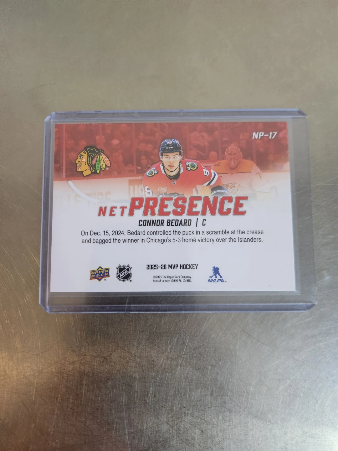 Connor Bedard 2025-26 Net Presence - photo 2