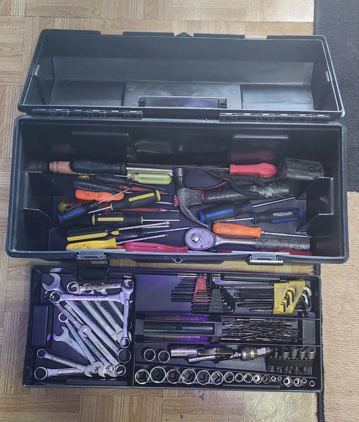 Assorted Hand Tool Set with Toolbox