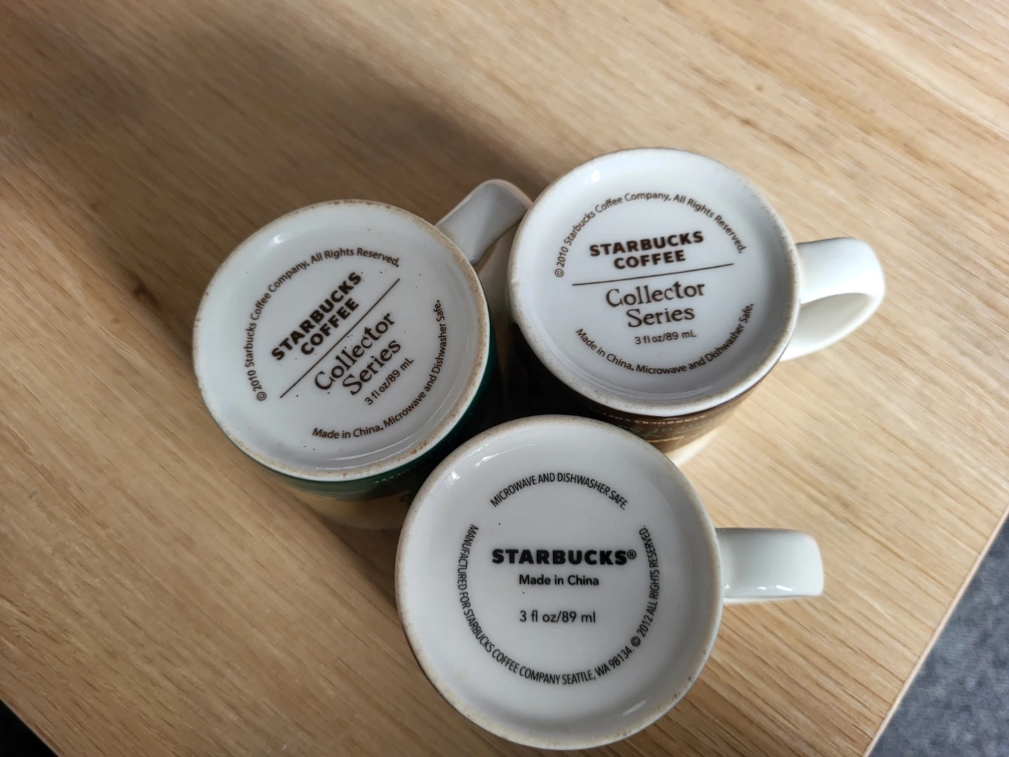 Rare Starbucks Collectors Espresso Cups - photo 4