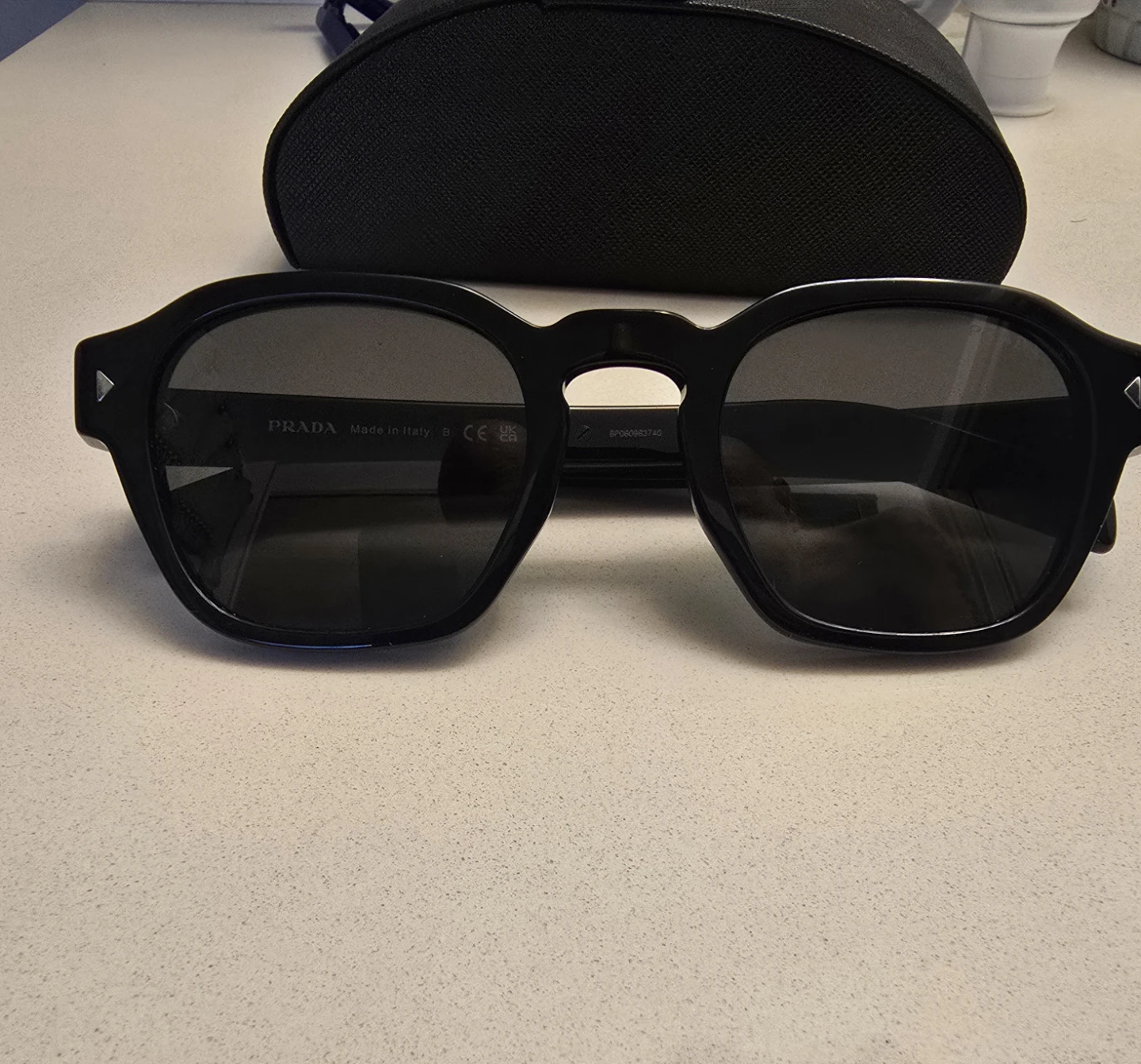 Prada Black Sunglasses with Case