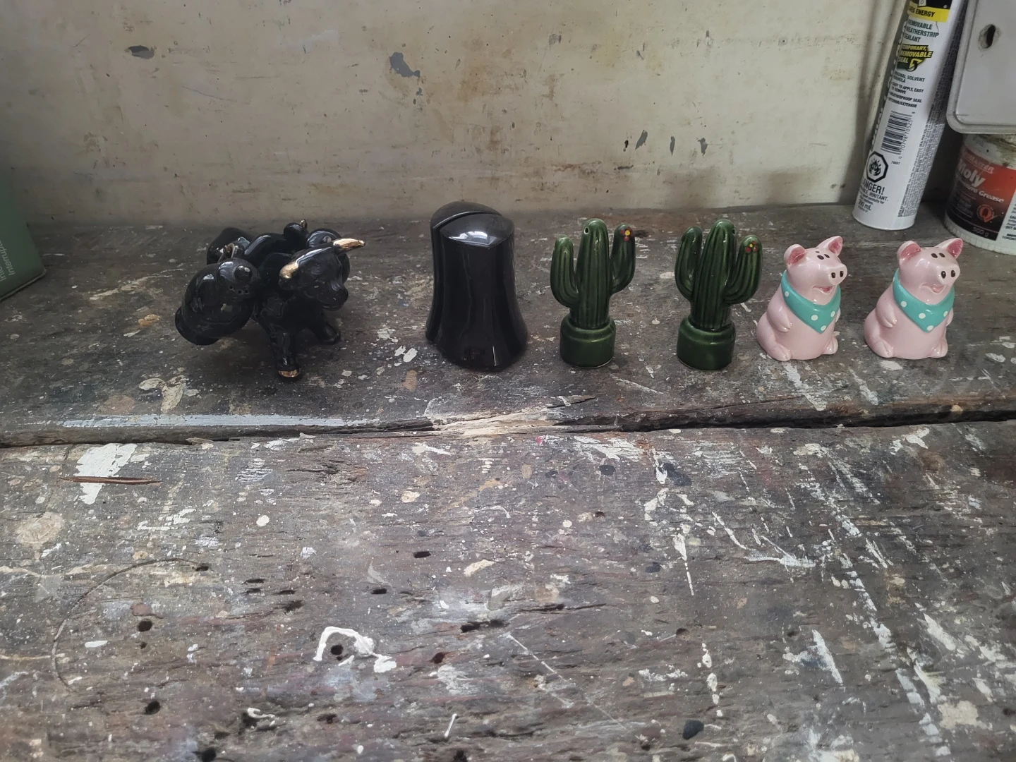 Eclectic Salt and Pepper Shakers