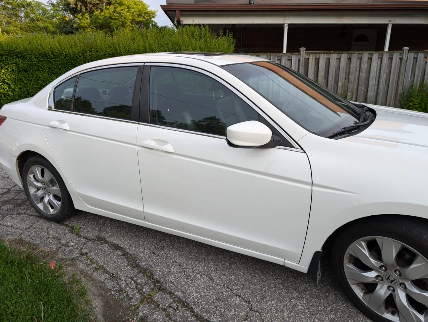 2009 White Honda Accord Sedan - photo 2