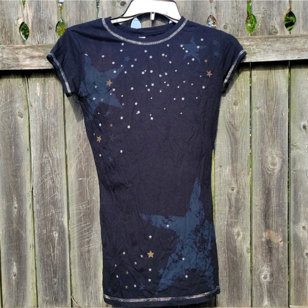 Little Brownie Originals Star Print T-Shirt Small Adult