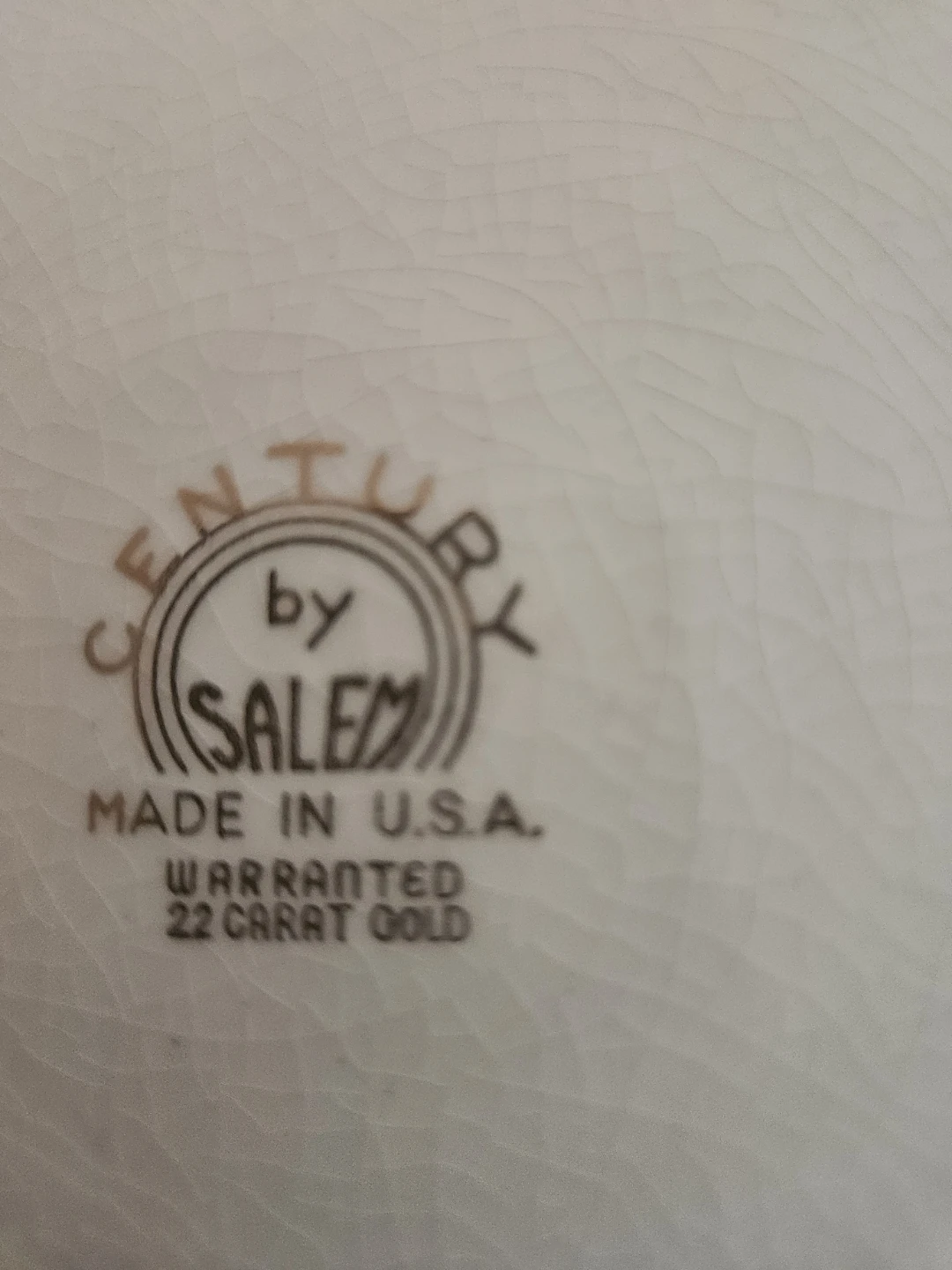 VTG  Dutch Boy&Girl  29  Dinner Plate Shape by Century Salem - photo 4