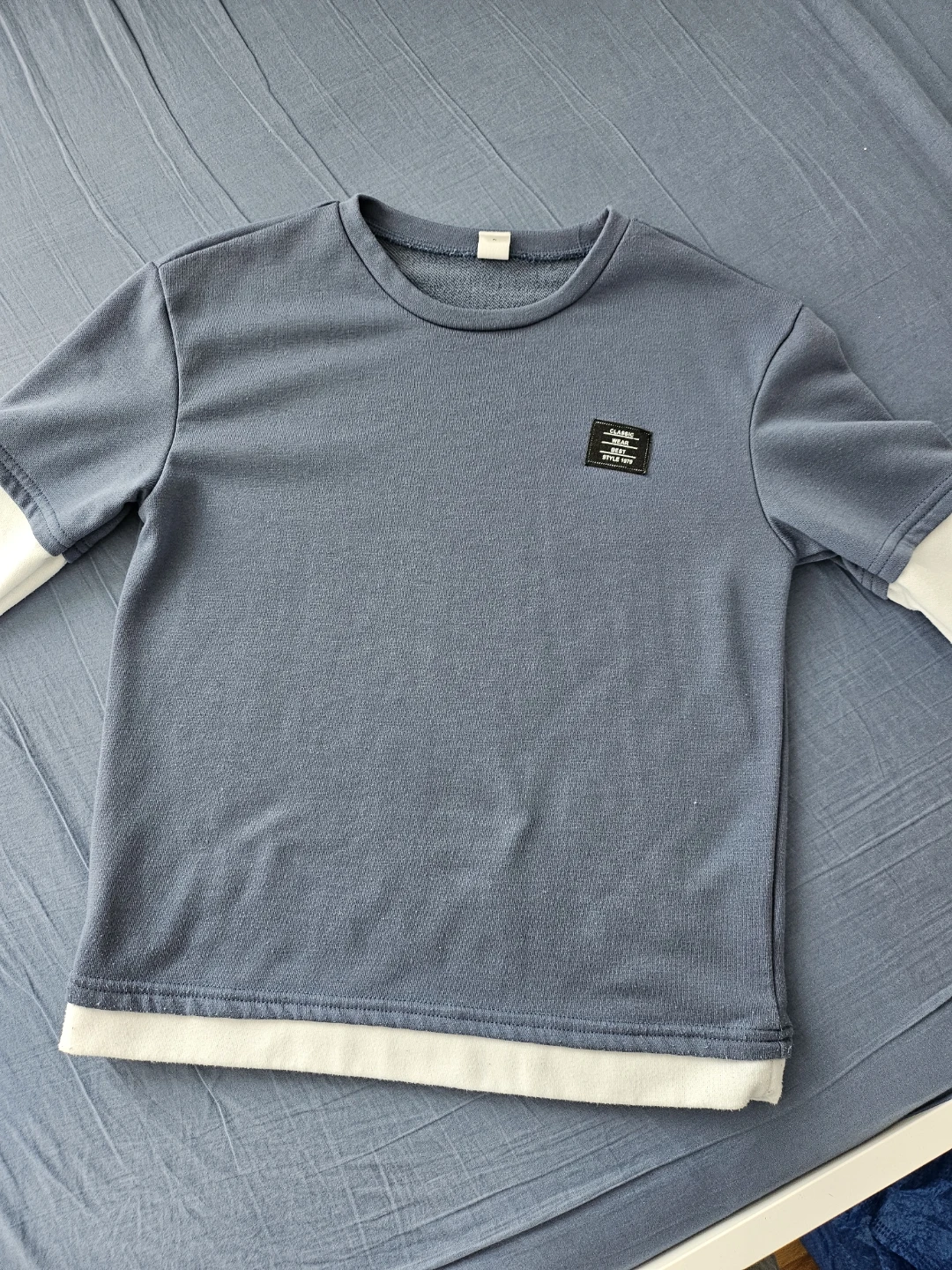Shein Blue Long-Sleeve Sweatshirt Size 9Y 🏆