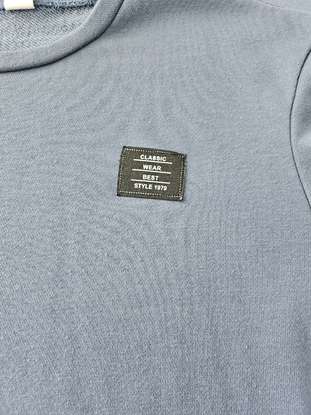 Shein Blue Long-Sleeve Sweatshirt Size 9Y 🏆 - photo 2