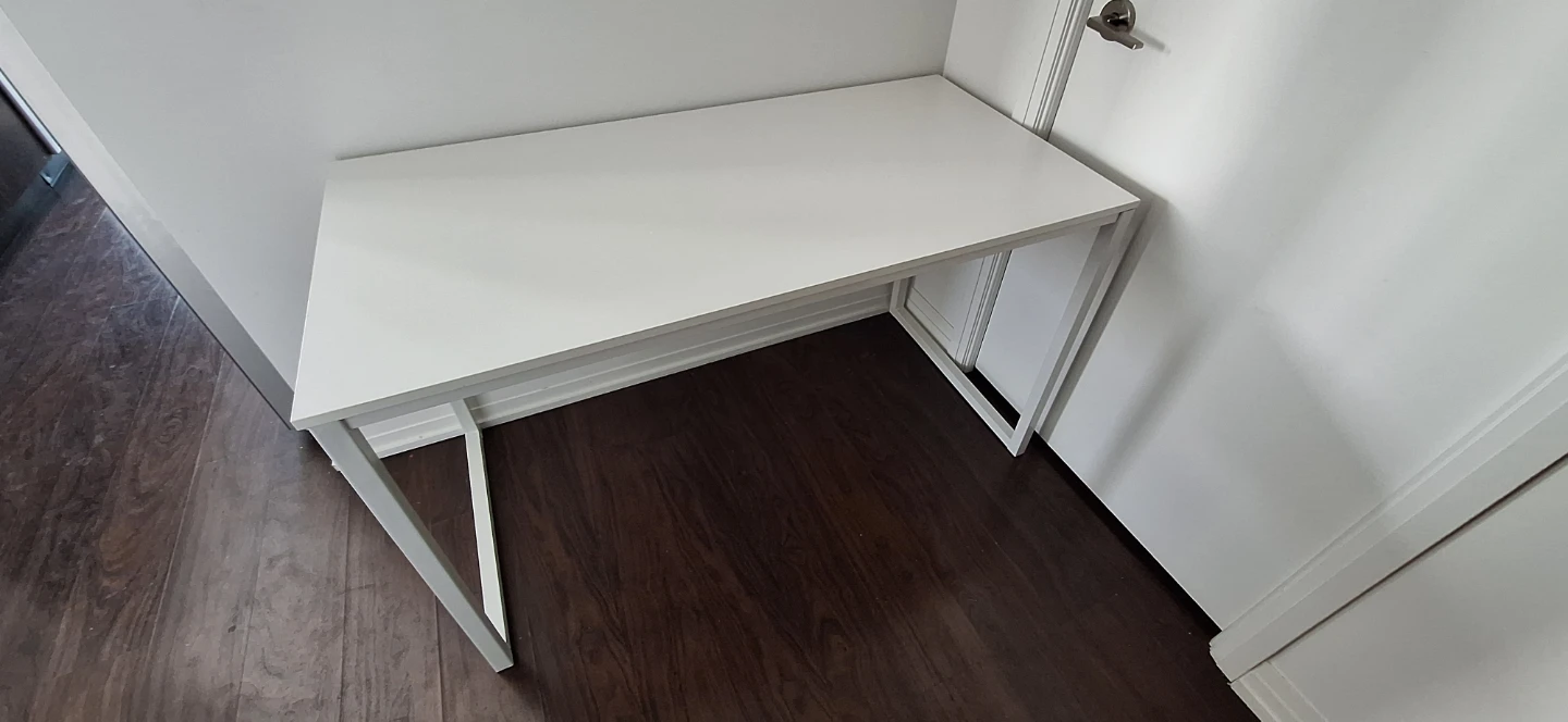 White desk