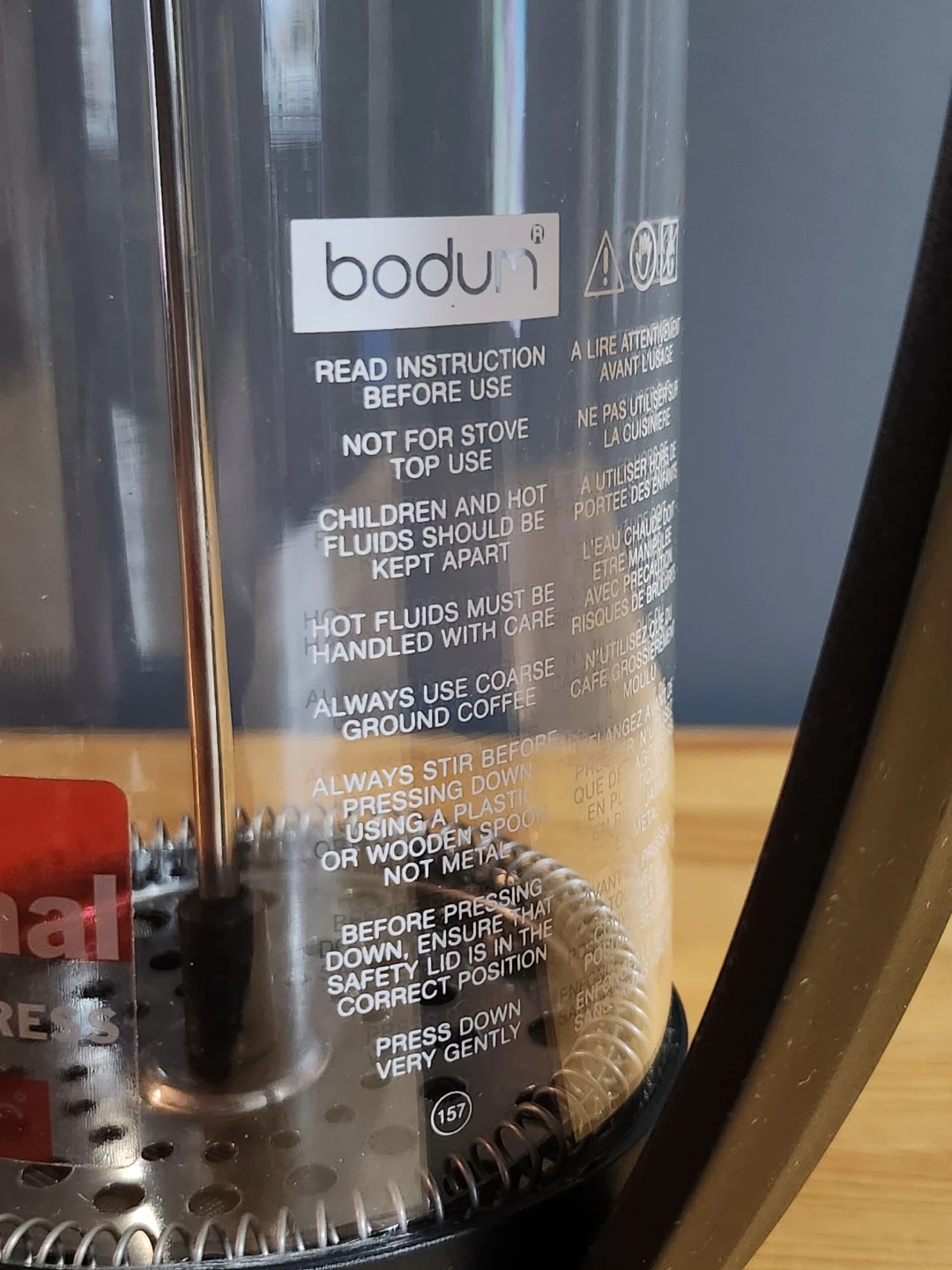 Bodum Brazil French Press coffee maker (34 oz) - photo 4
