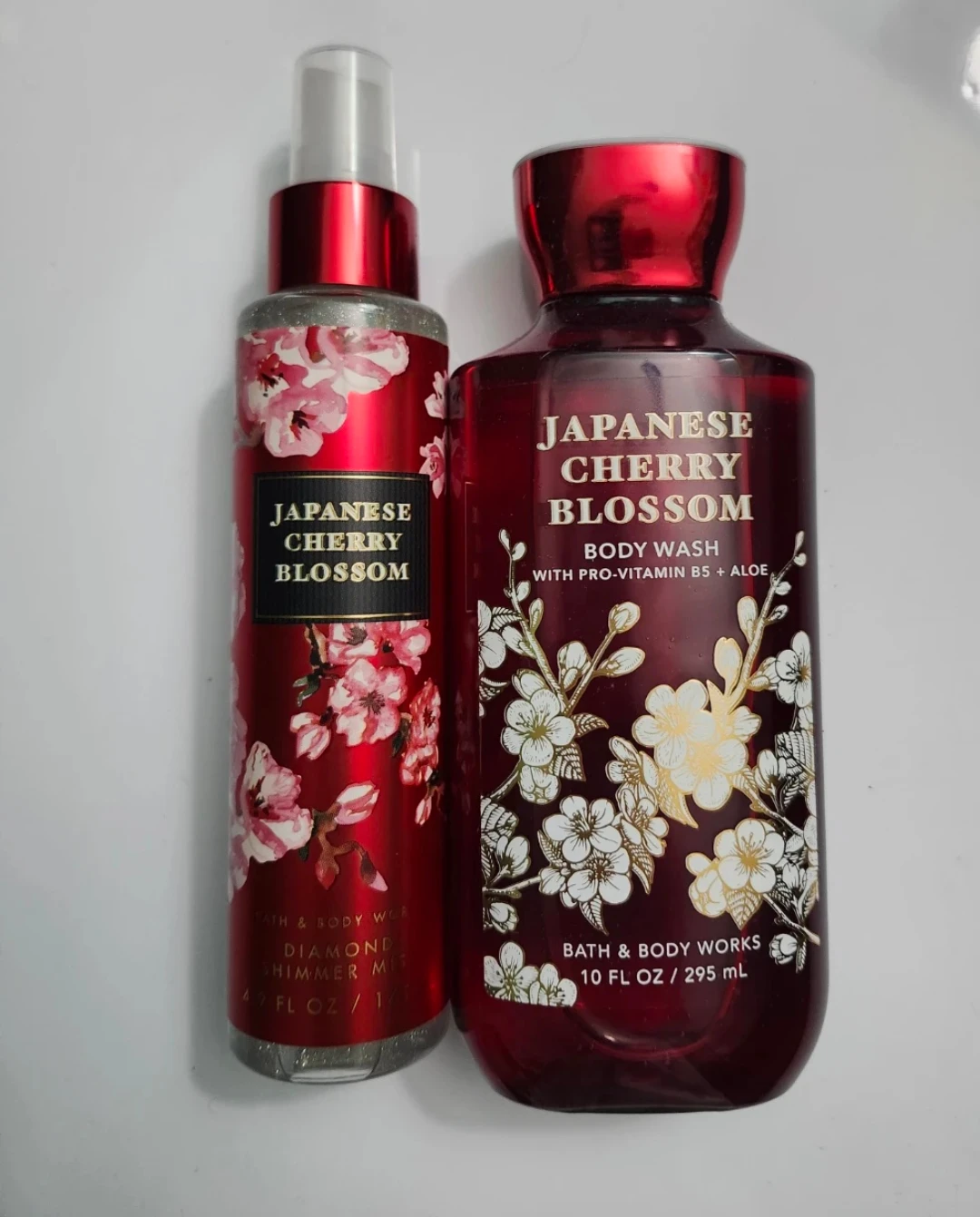 Japanese cherry blossom Shower gel and Shimmer mist