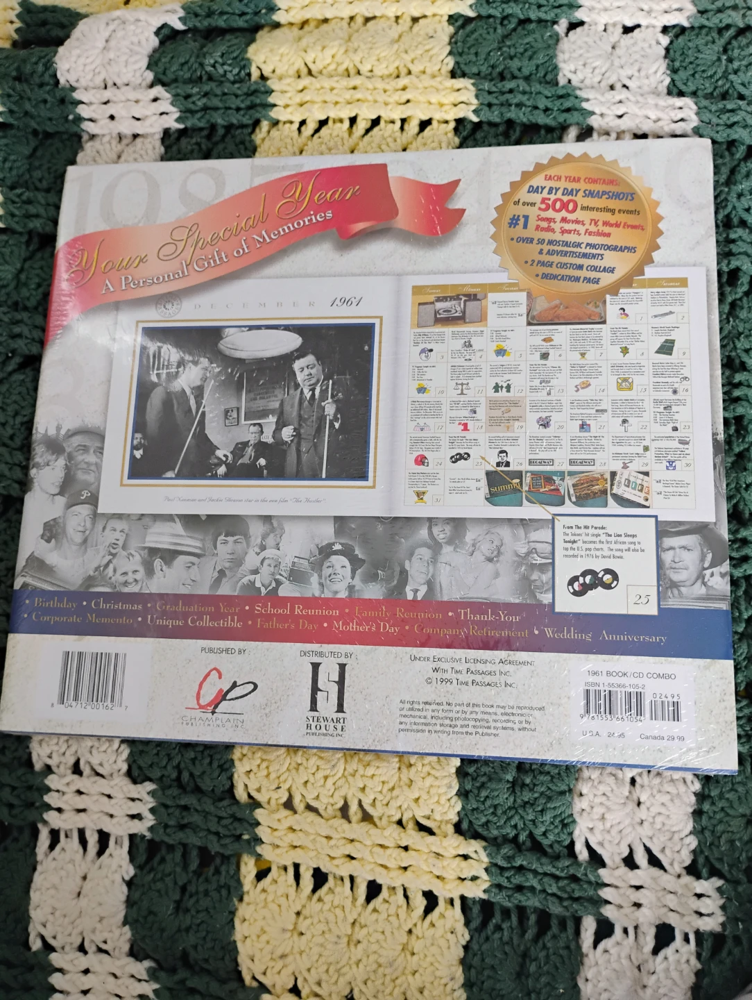 Time Passages 1961 Commemorative Yearbook CD Combo - photo 3