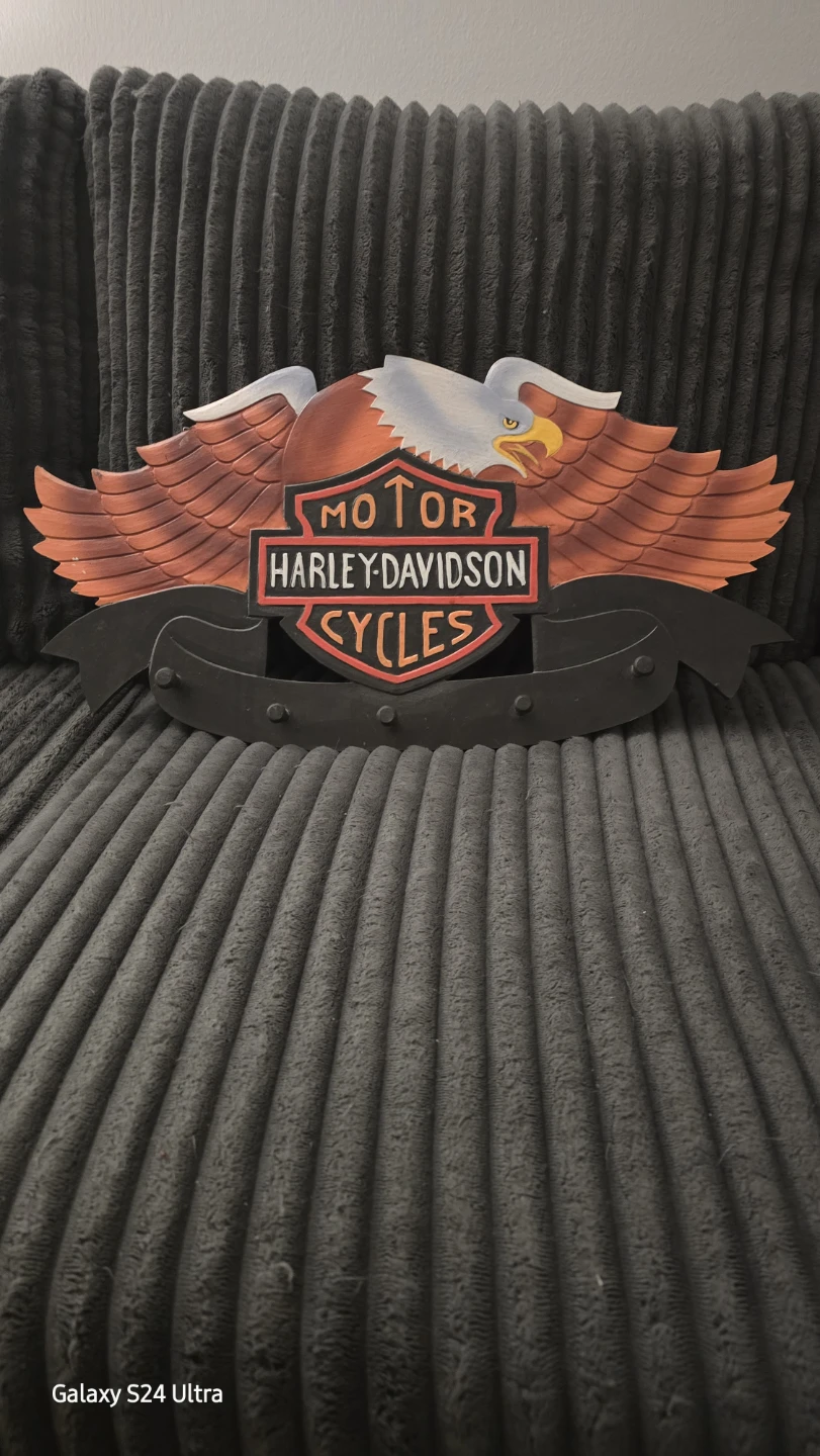 Harley-Davidson Motor Cycles Eagle Wall Hanger/Rack
