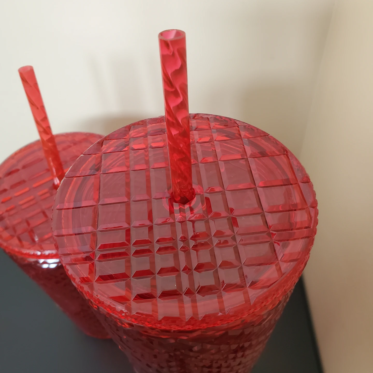 ❤️ Starbucks 2021 • Limited Edition Red Jeweled Tumbler Set ❤️ - photo 5