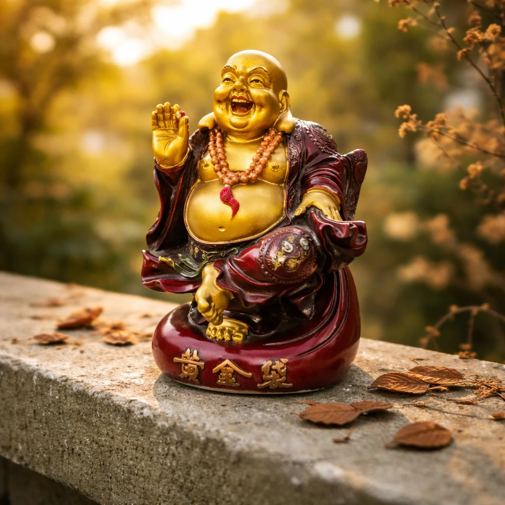 5.5"  Laughing Buddha Statue