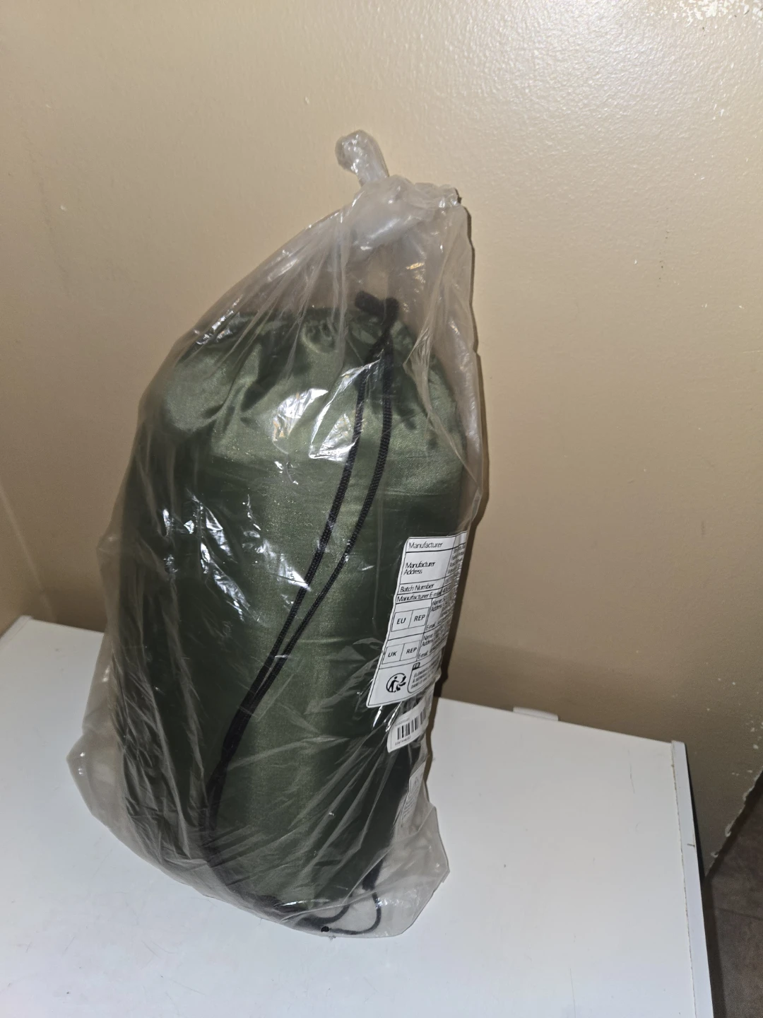 Green sleeping bag - photo 2