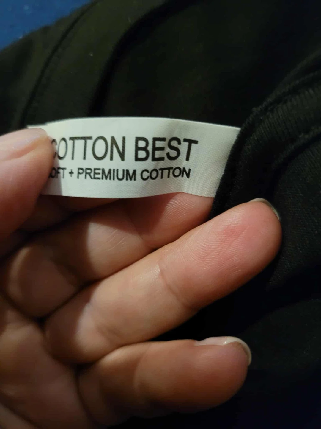 Cotton Best Black T-Shirt - Size L - photo 3