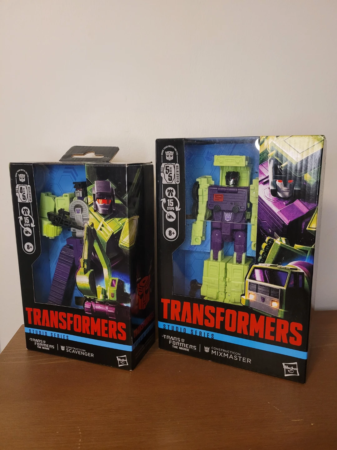 Transformers Studio Series Constructicon Mixmaster & Scavenger